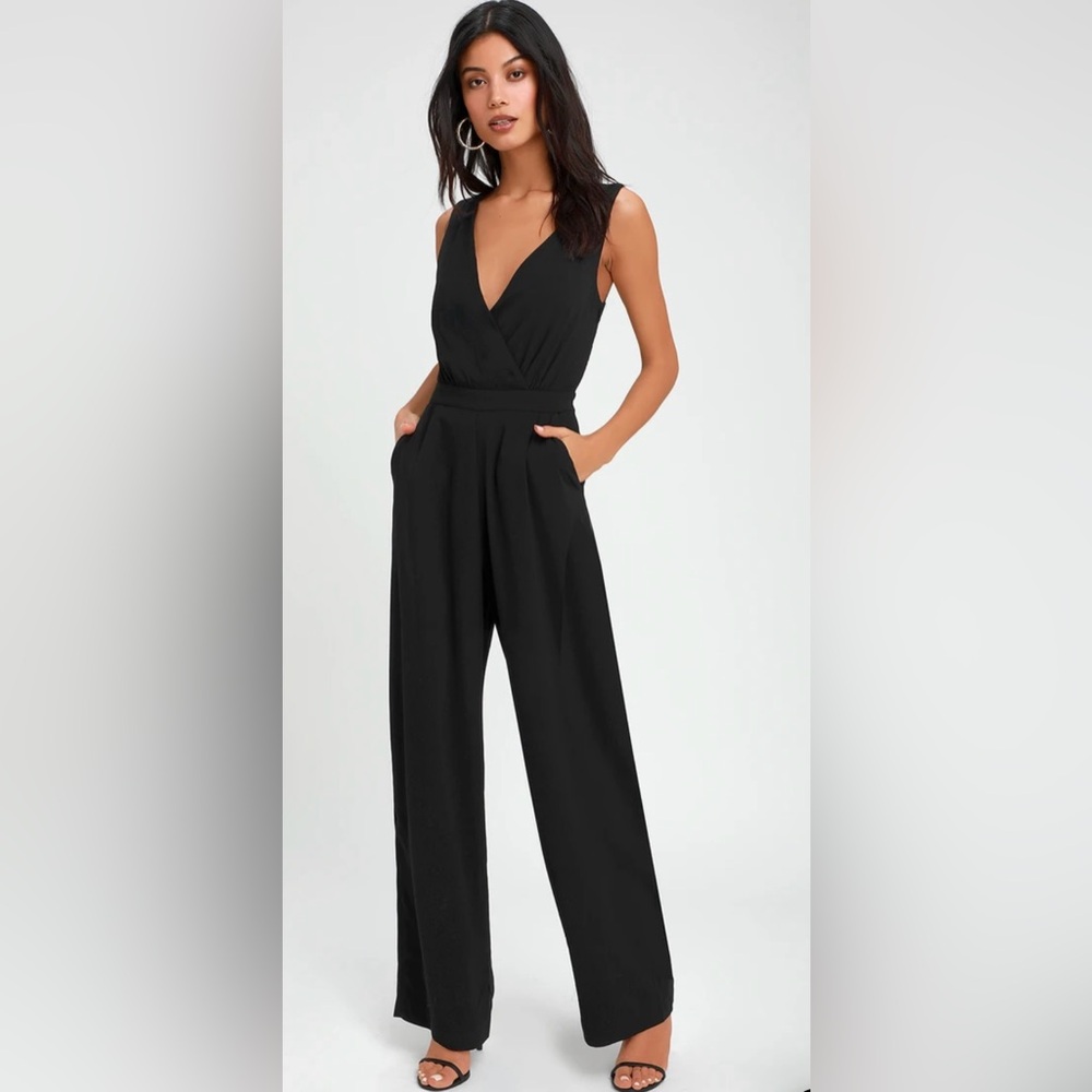 Lulus Kiska Lace Wide leg jumpsuit